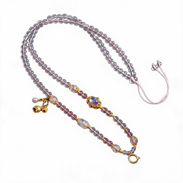Thai Amulet Crystal Bead Cord