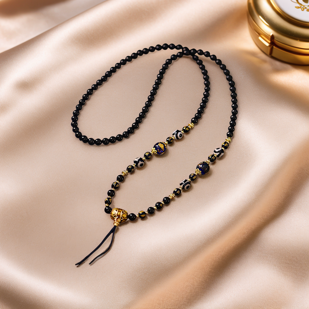 Austrian Crystal Pendant Cord — lifestyle view