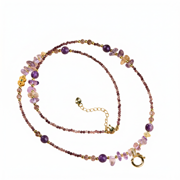 Amethyst Crystal Pendant Cord