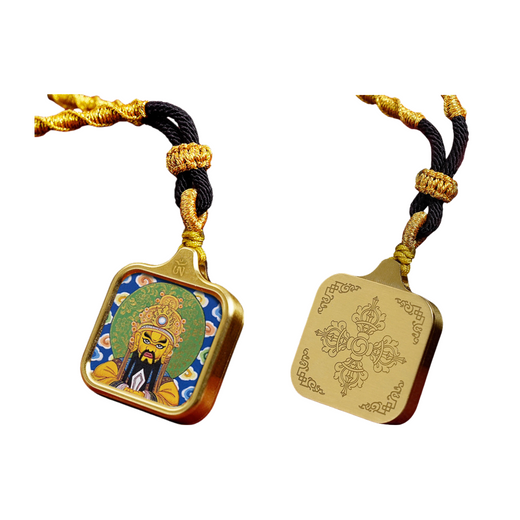 Wuye Guardian — Titanium Steel Pendant Necklace (2D)