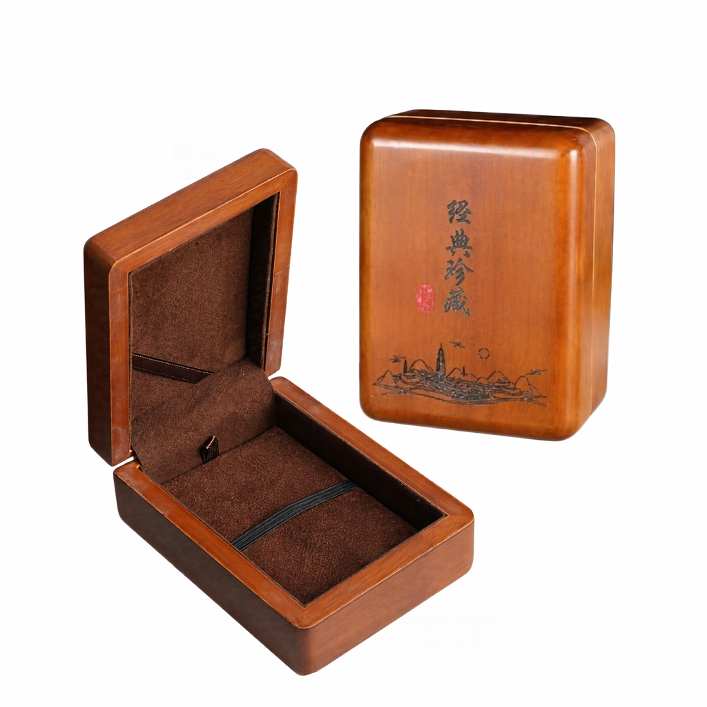 Classic Solid Wood Pendant Gift Box — No. 2 — view 2