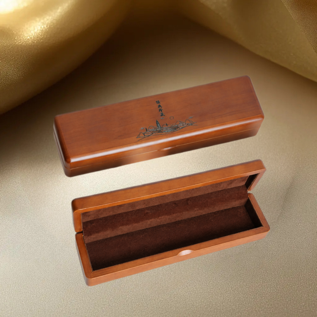 Classic Solid Wood Necklace Gift Box — No. 4 — view 5