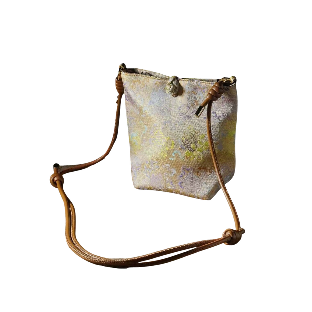 Song Brocade Phone Crossbody Bag — Soft Lavender — product image