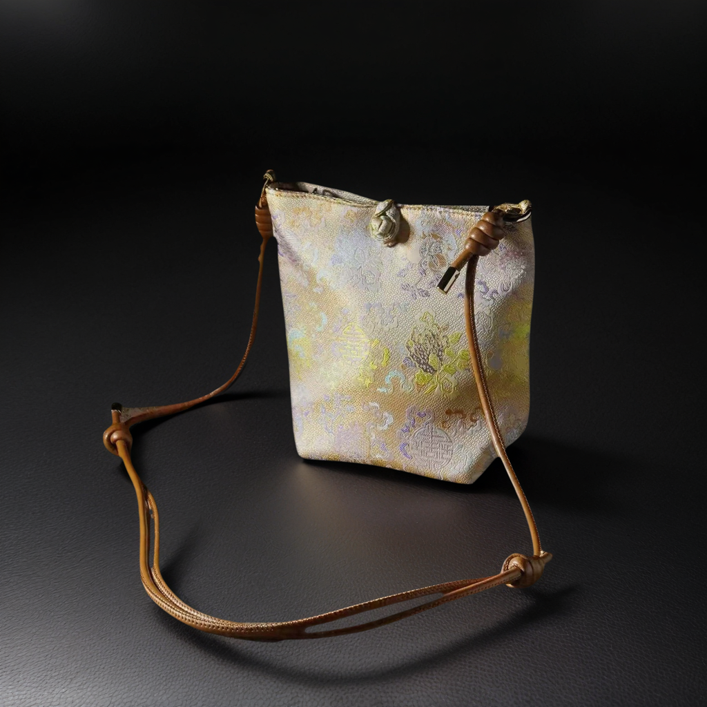 Song Brocade Phone Crossbody Bag — Soft Lavender — view 2