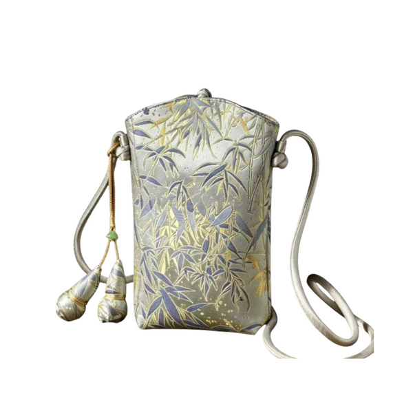 New Chinese-Style Embroidered Phone Bag — Ivory