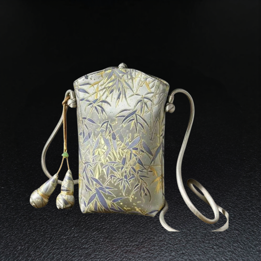 New Chinese-Style Embroidered Phone Bag — Ivory — view 2