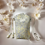 New Chinese-Style Embroidered Phone Bag — Ivory — view 4