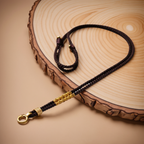 Handwoven Quick-Release Pendant Cord — Coffee Brown — view 4