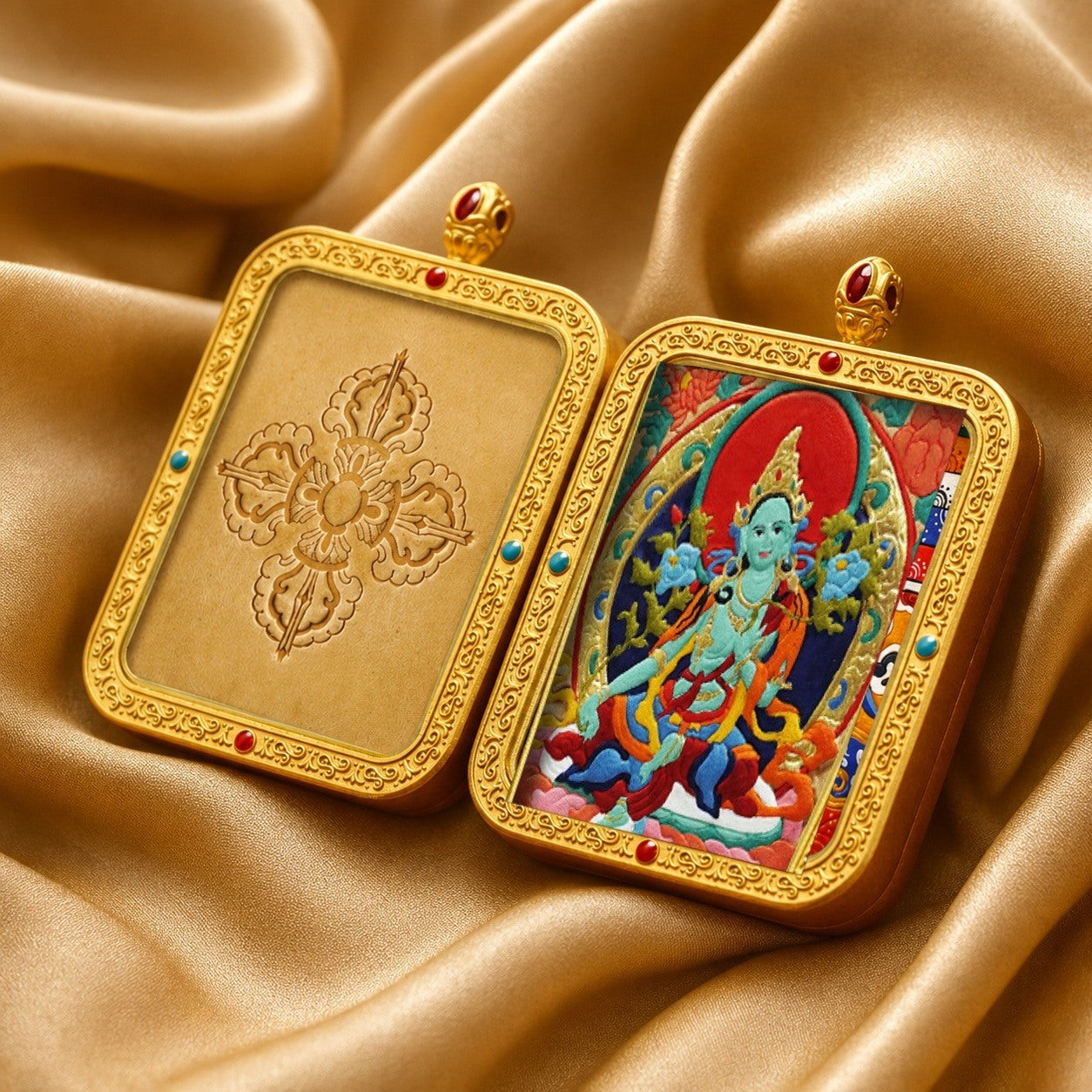 Eastern Luck Thangka pendant EL-PN-040 image 3 of 7
