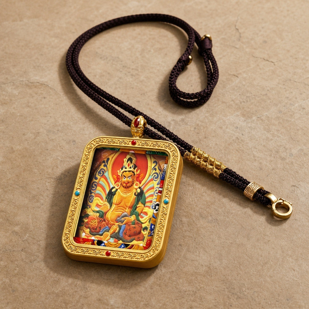 Eastern Luck Thangka pendant EL-PN-041 image 5 of 7