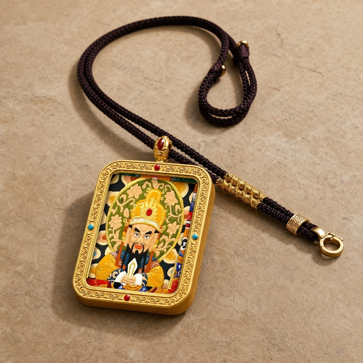 Eastern Luck Thangka pendant EL-PN-042 image 5 of 7