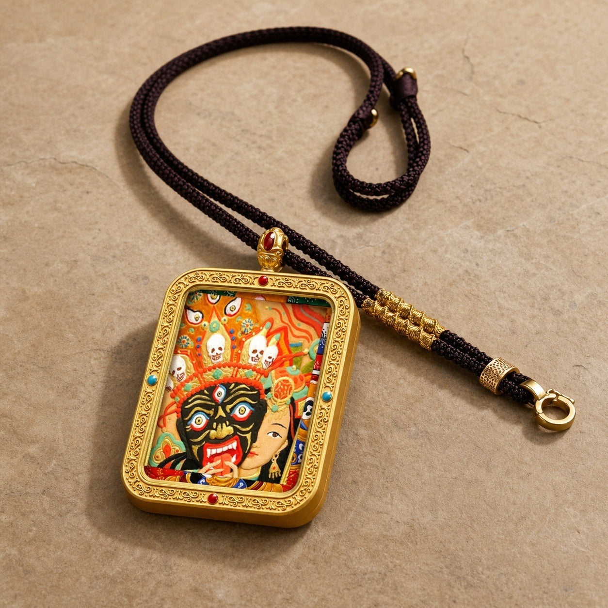 Eastern Luck Thangka pendant EL-PN-045 image 5 of 7