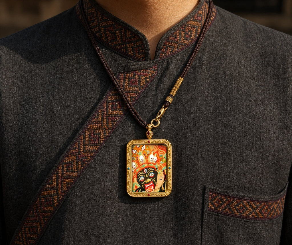 Eastern Luck Thangka pendant EL-PN-045 image 6 of 7