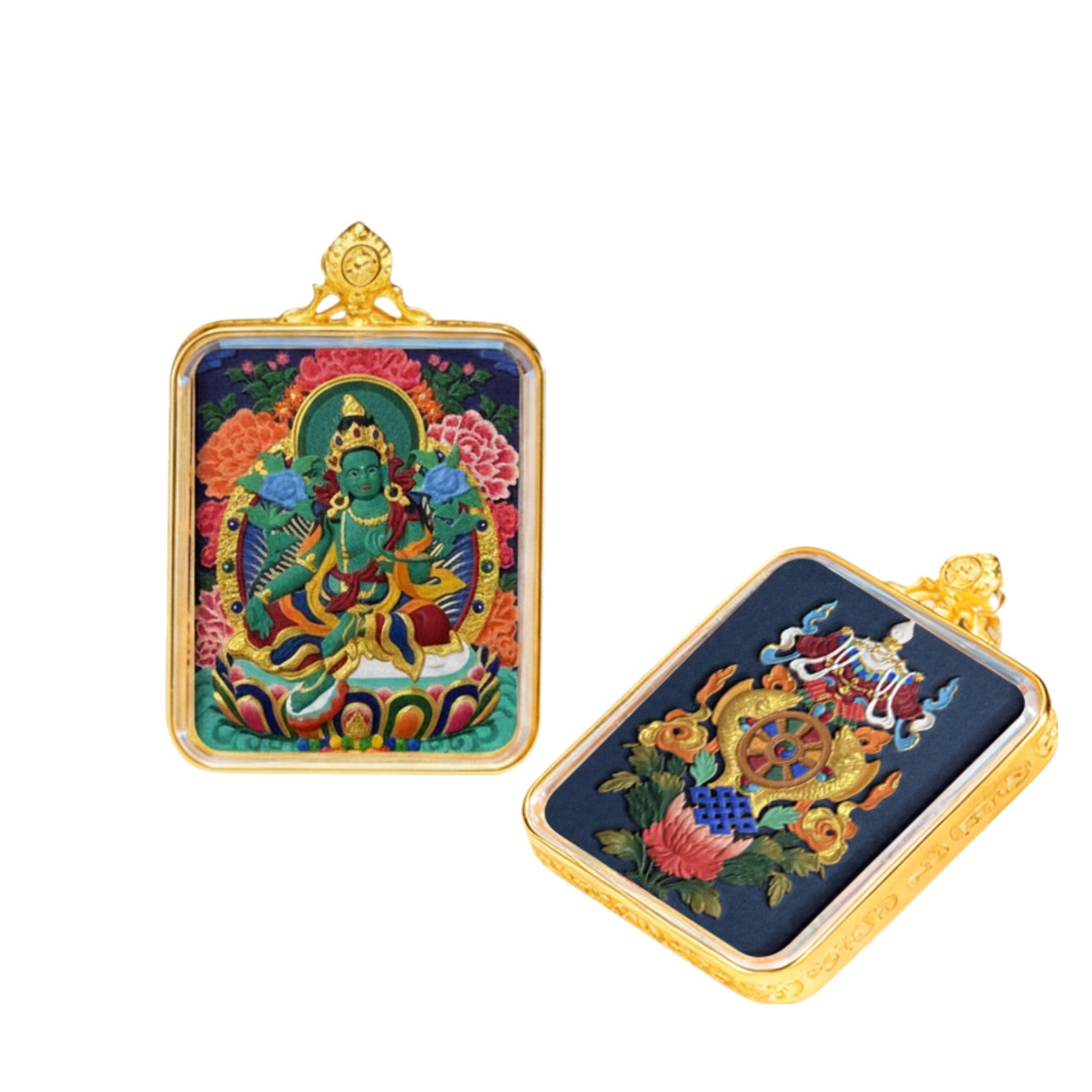 Eastern Luck Thangka pendant EL-PN-047 image 1 of 7