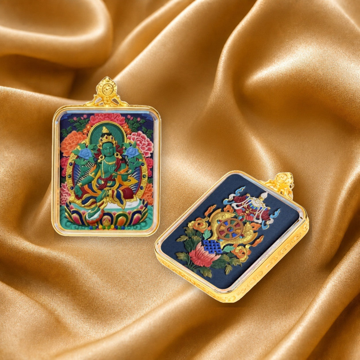 Eastern Luck Thangka pendant EL-PN-047 image 3 of 7