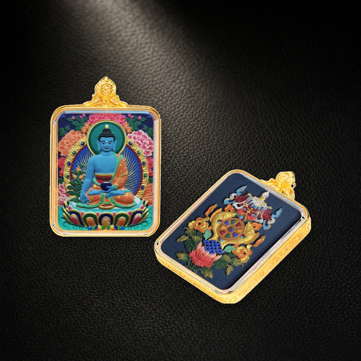Eastern Luck Thangka pendant EL-PN-049 image 2 of 7
