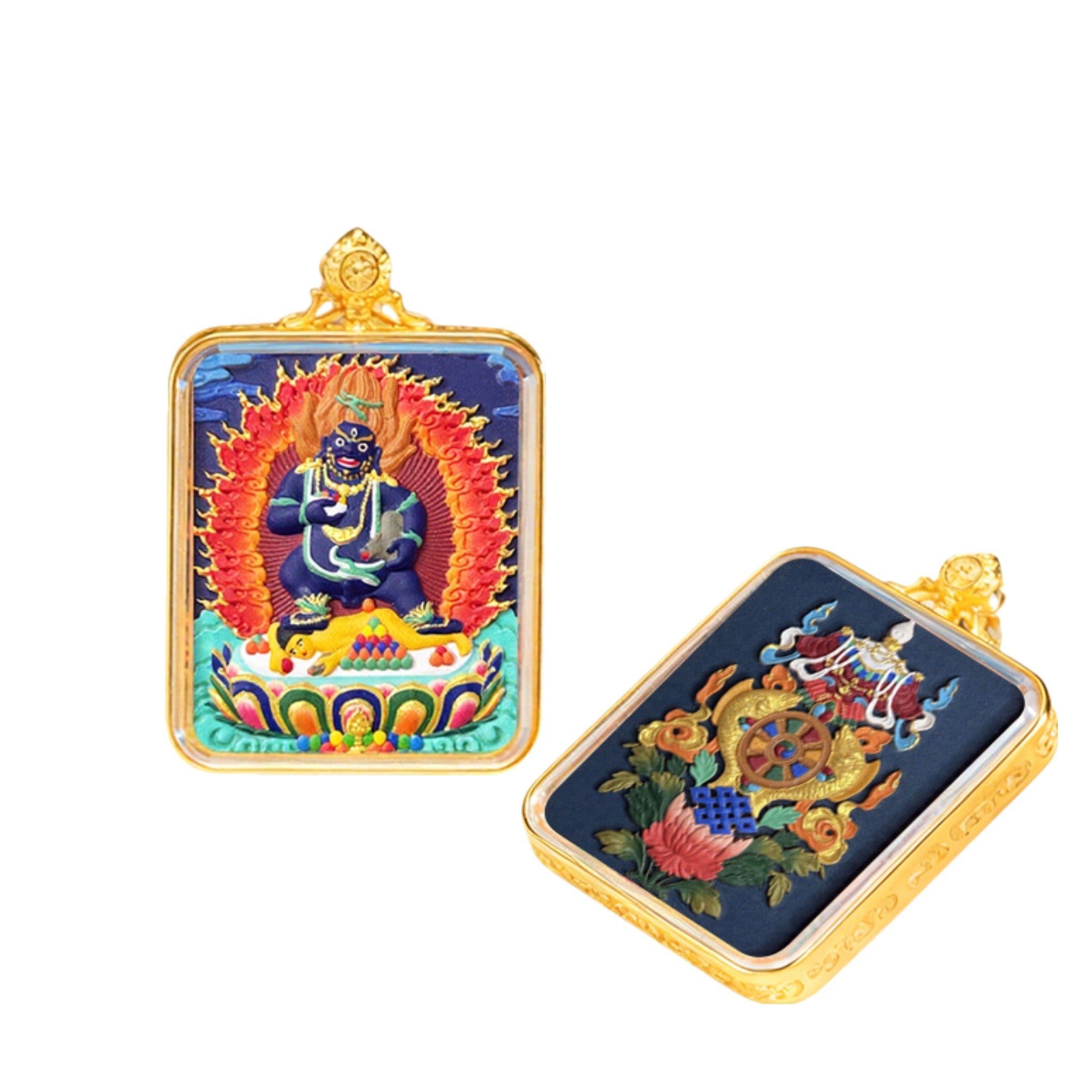 Eastern Luck Thangka pendant EL-PN-051 image 1 of 7