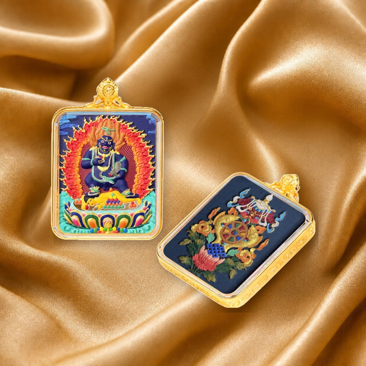 Eastern Luck Thangka pendant EL-PN-051 image 3 of 7