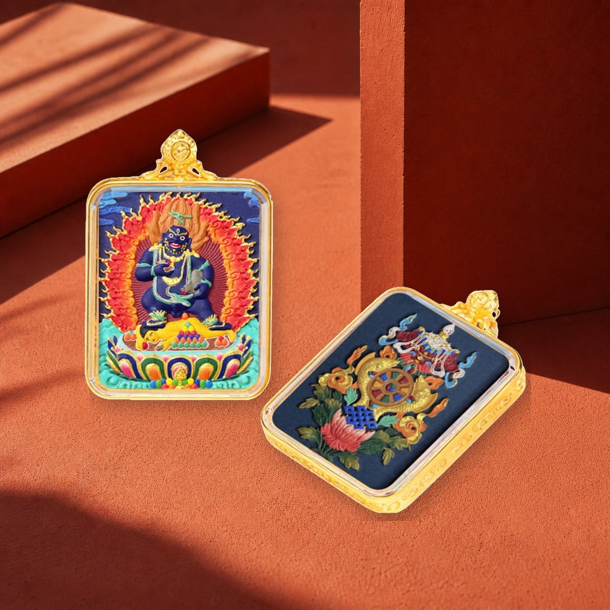 Eastern Luck Thangka pendant EL-PN-051 image 4 of 7