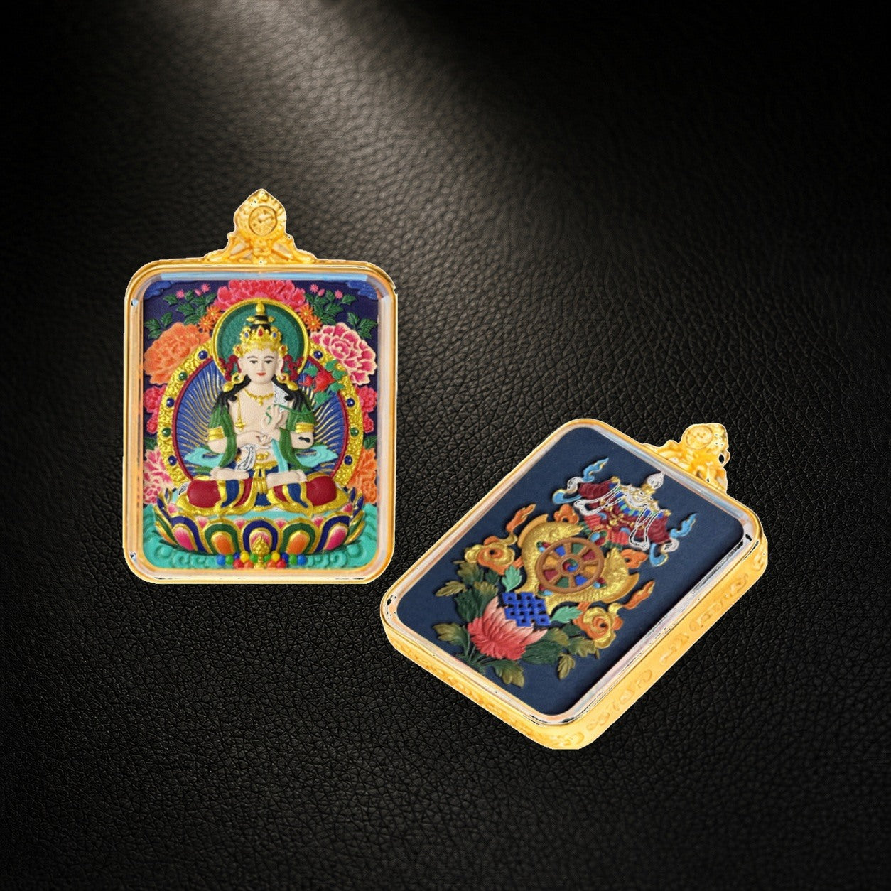 Eastern Luck Thangka pendant EL-PN-052 image 2 of 7
