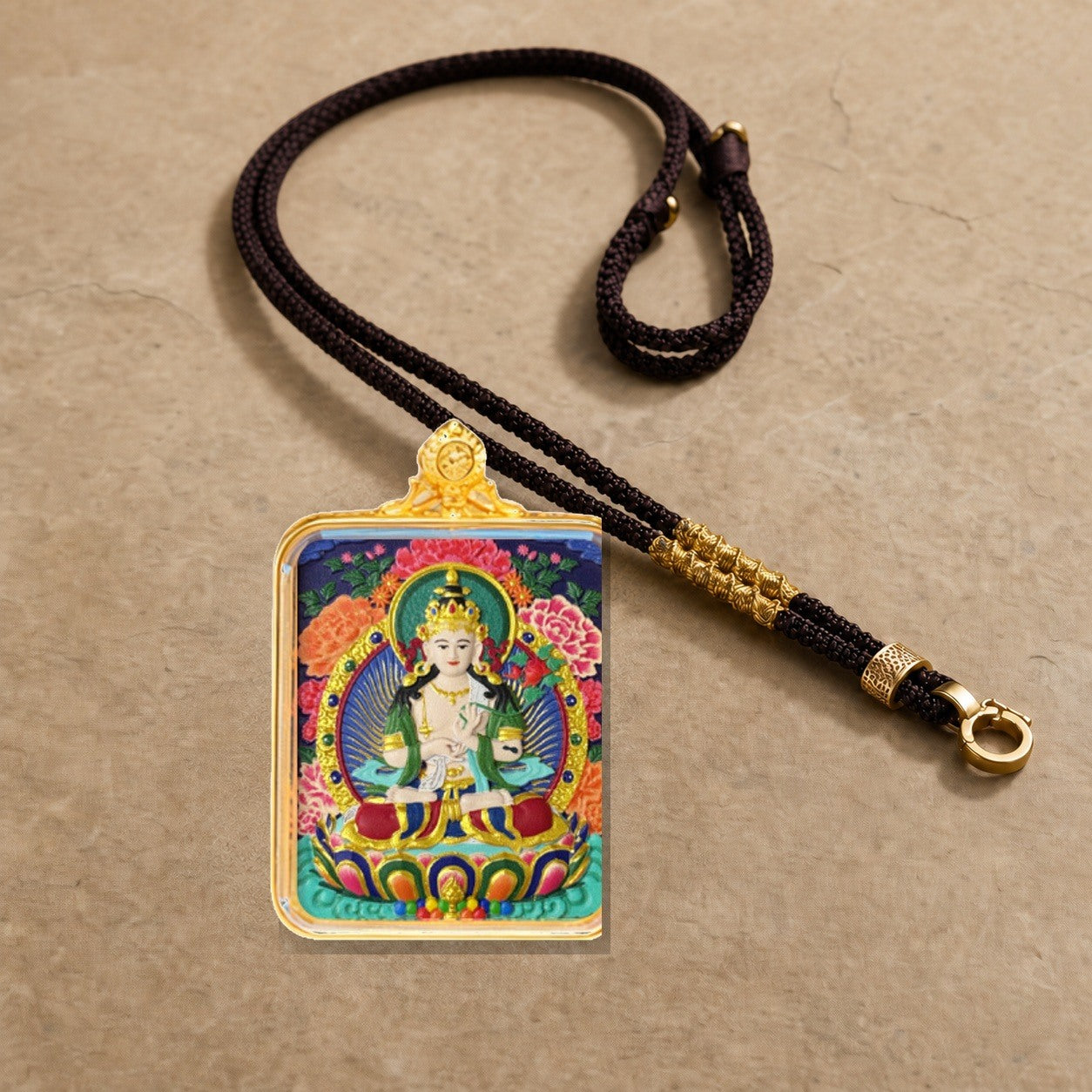 Eastern Luck Thangka pendant EL-PN-052 image 5 of 7