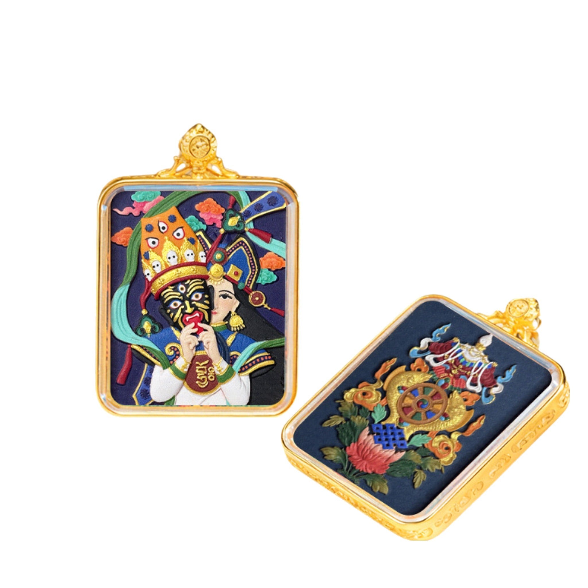 Eastern Luck Thangka pendant EL-PN-053 image 1 of 7