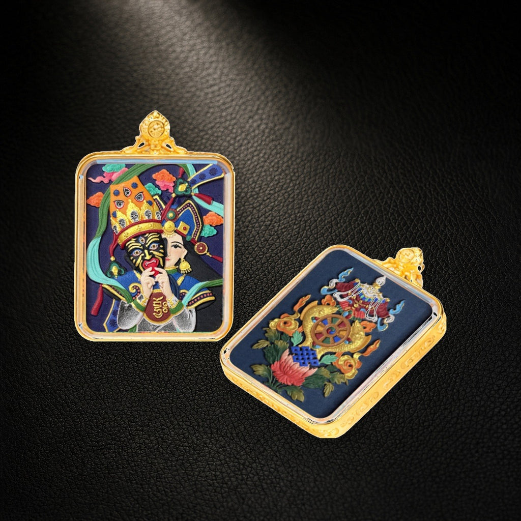 Eastern Luck Thangka pendant EL-PN-053 image 2 of 7