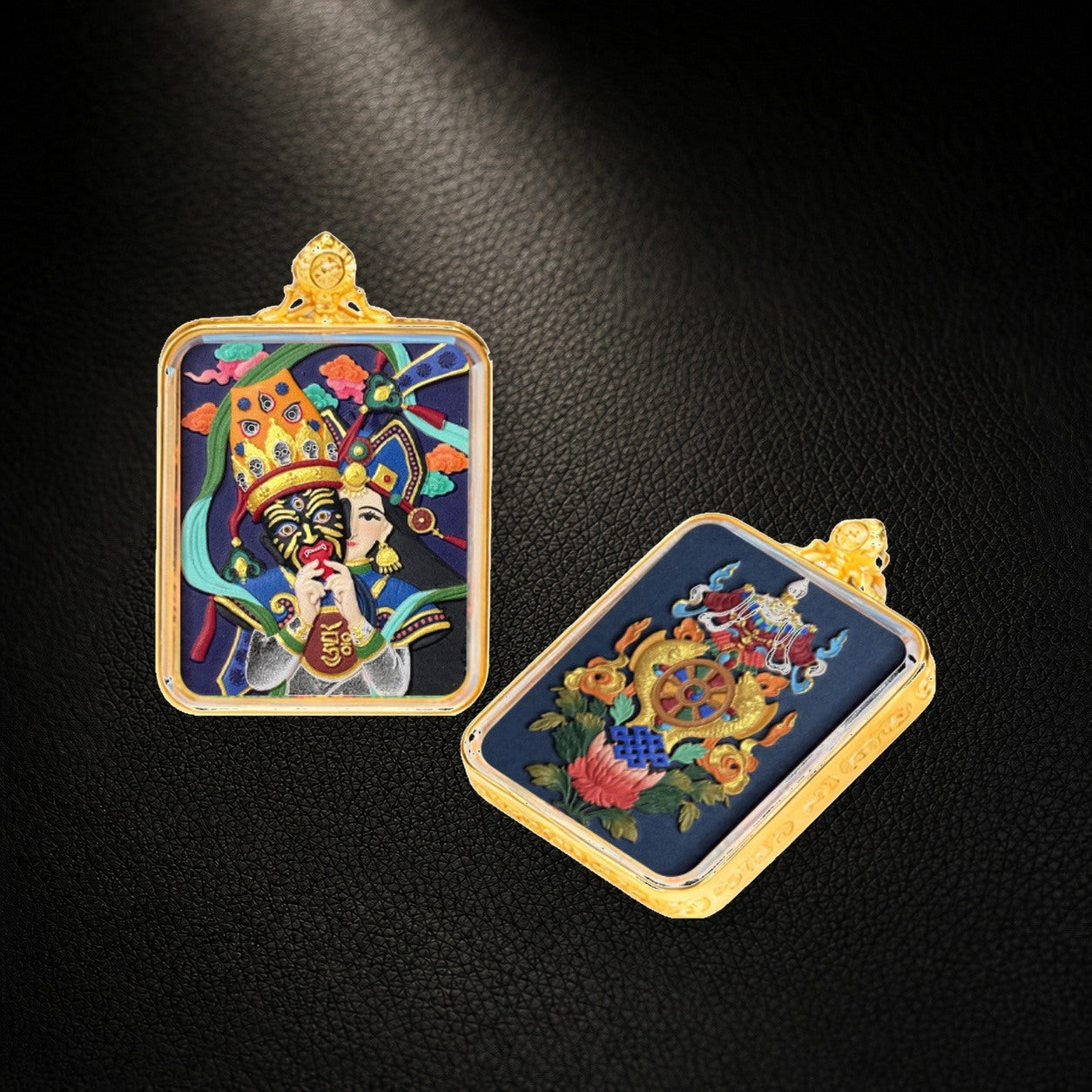 Eastern Luck Thangka pendant EL-PN-053 image 2 of 7