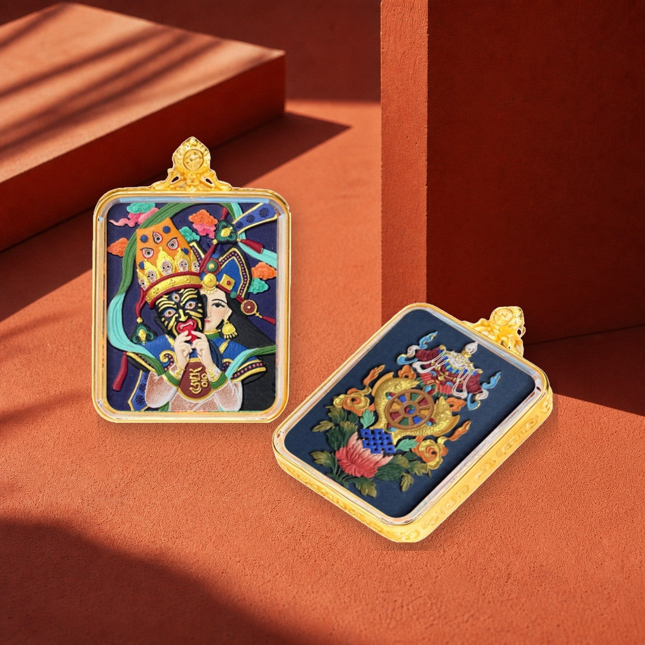 Eastern Luck Thangka pendant EL-PN-053 image 4 of 7