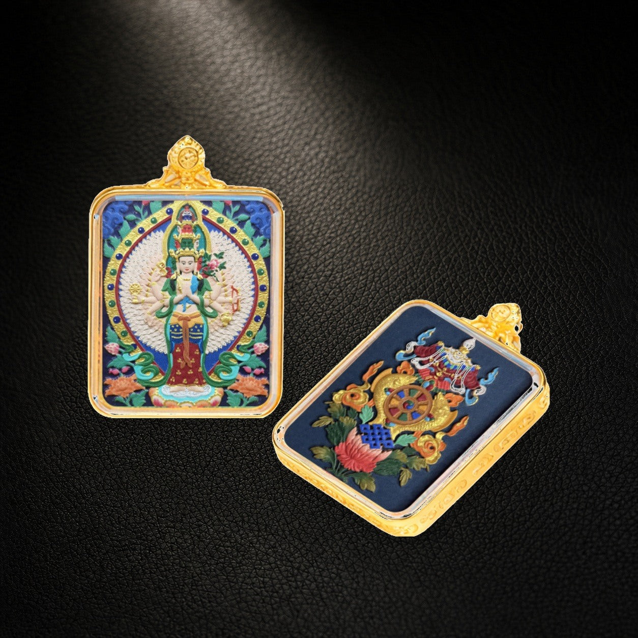 Eastern Luck Thangka pendant EL-PN-054 image 2 of 7