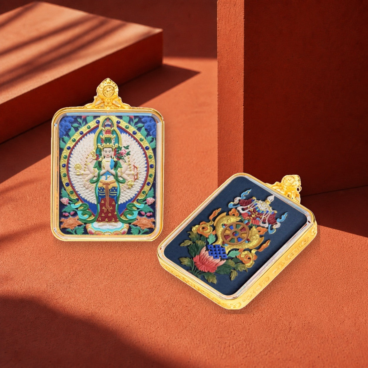 Eastern Luck Thangka pendant EL-PN-054 image 4 of 7