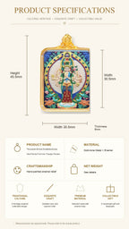 Eastern Luck Thangka pendant EL-PN-054 image 7 of 7