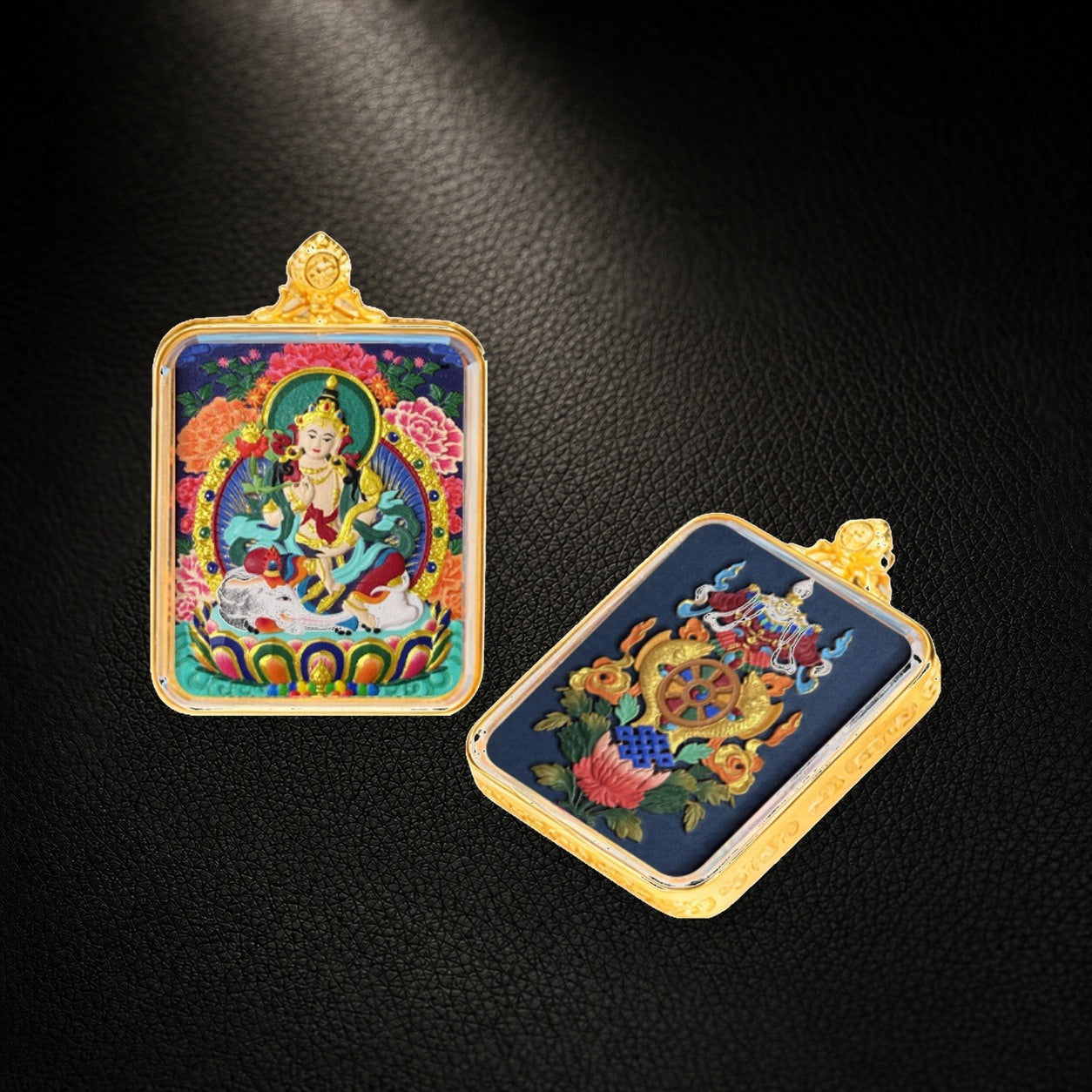 Eastern Luck Thangka pendant EL-PN-055 image 2 of 7