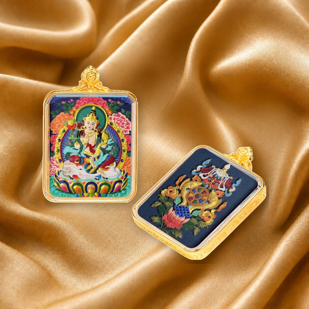 Eastern Luck Thangka pendant EL-PN-055 image 3 of 7