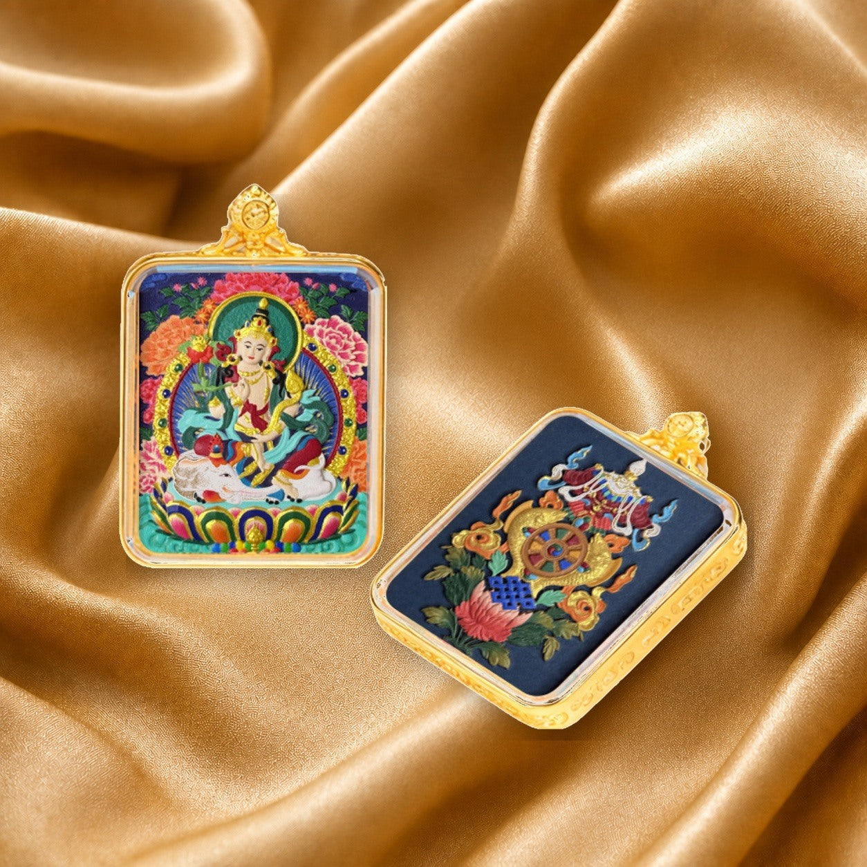 Eastern Luck Thangka pendant EL-PN-055 image 3 of 7