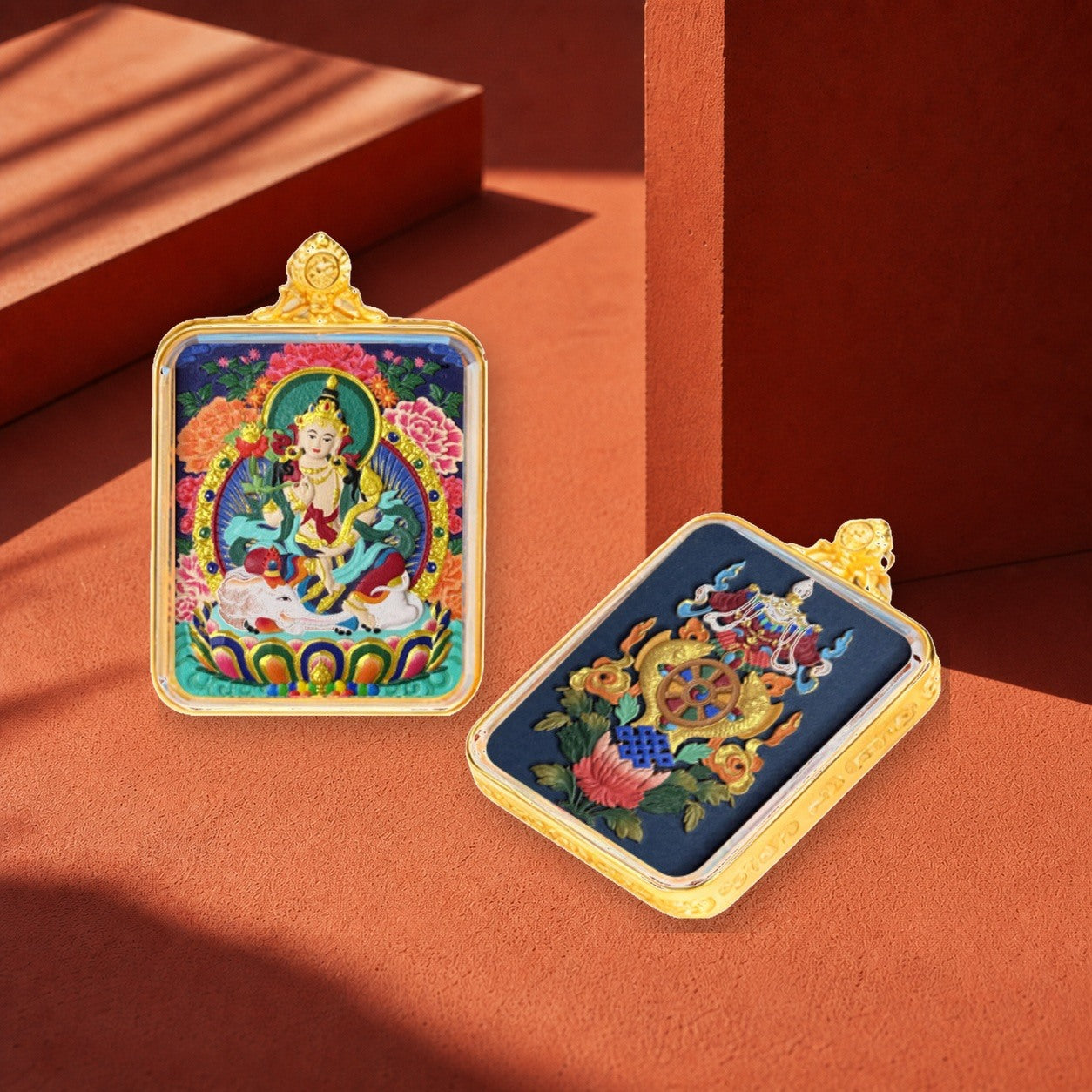 Eastern Luck Thangka pendant EL-PN-055 image 4 of 7