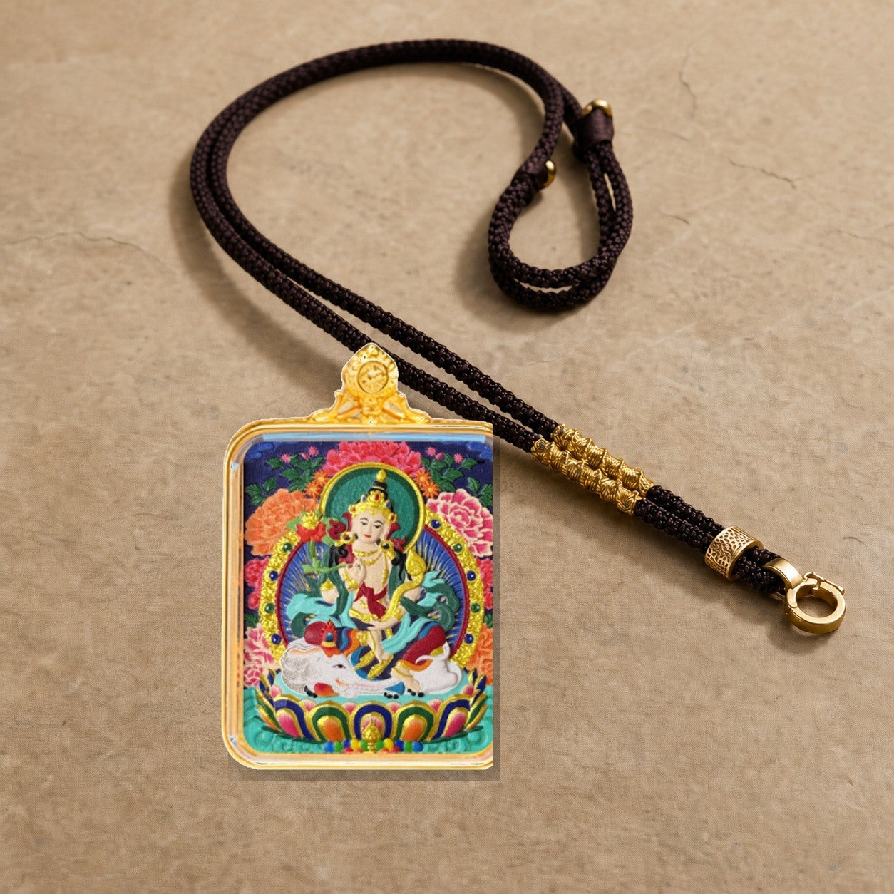 Eastern Luck Thangka pendant EL-PN-055 image 5 of 7