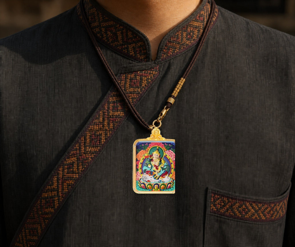 Eastern Luck Thangka pendant EL-PN-055 image 6 of 7