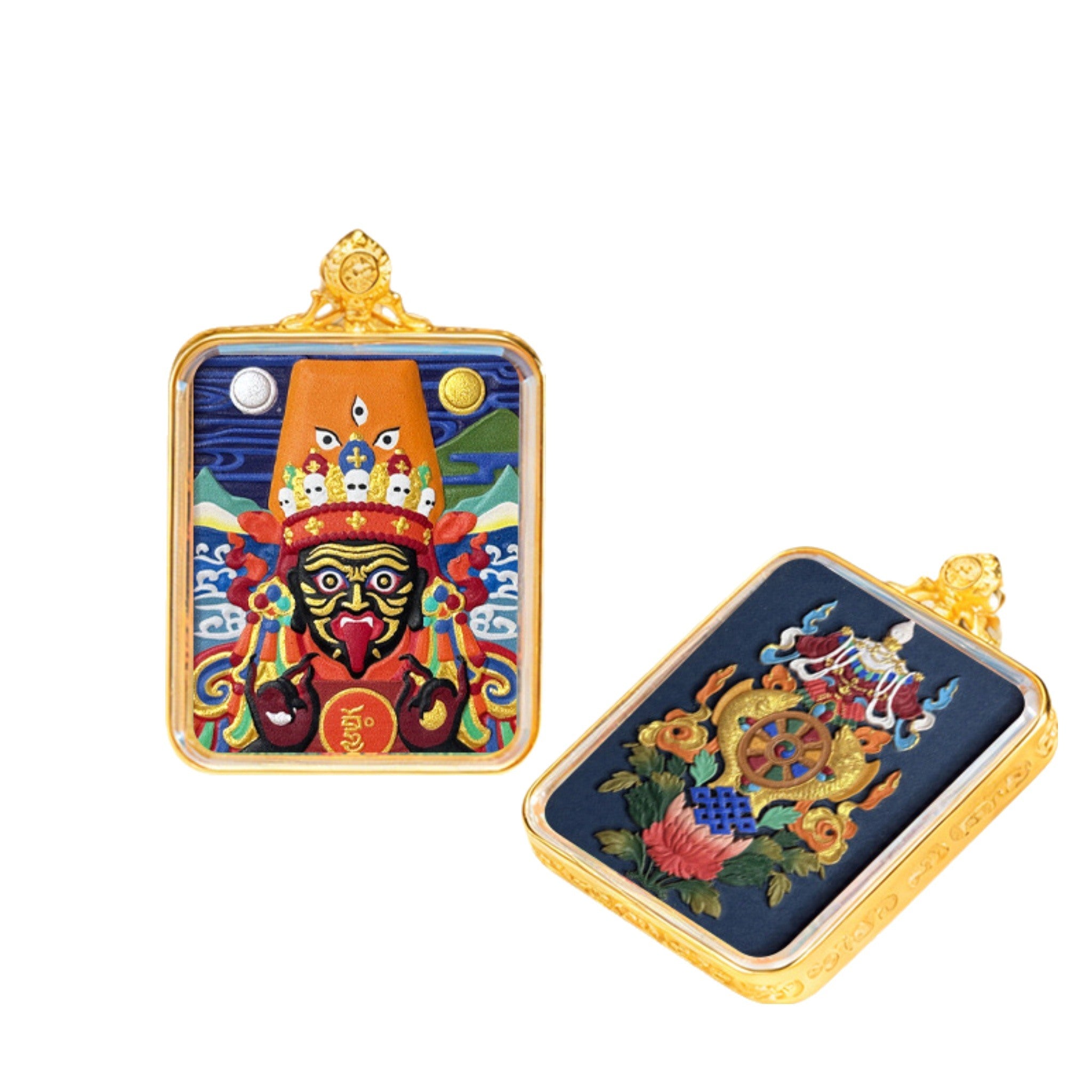 Eastern Luck Thangka pendant EL-PN-056 image 1 of 7