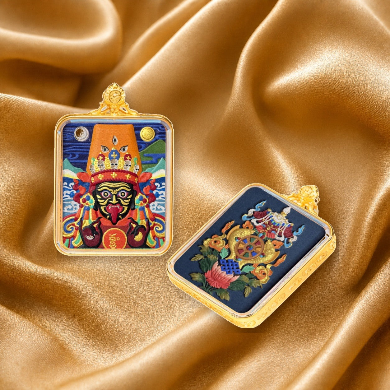 Eastern Luck Thangka pendant EL-PN-056 image 3 of 7