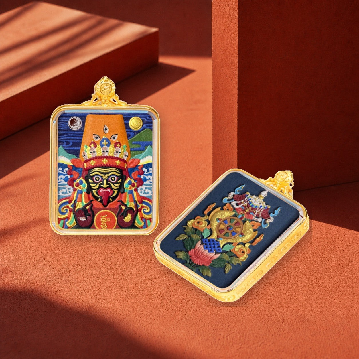 Eastern Luck Thangka pendant EL-PN-056 image 4 of 7
