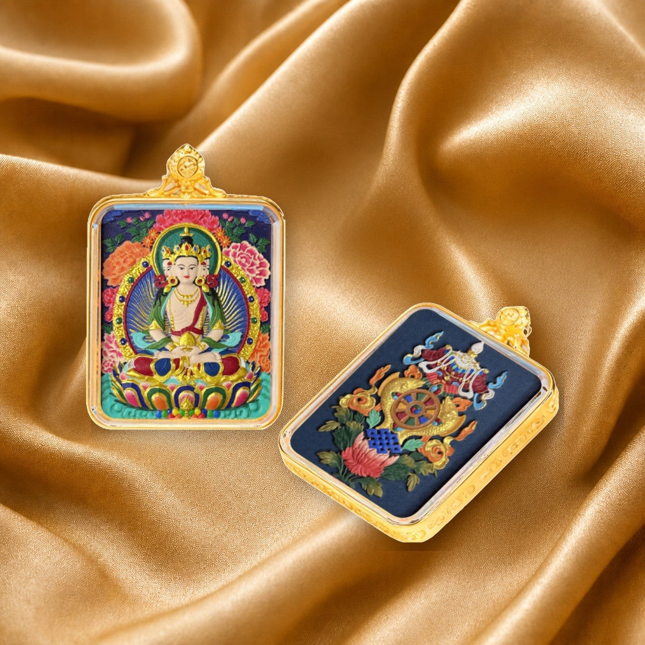 Eastern Luck Thangka pendant EL-PN-057 image 3 of 7