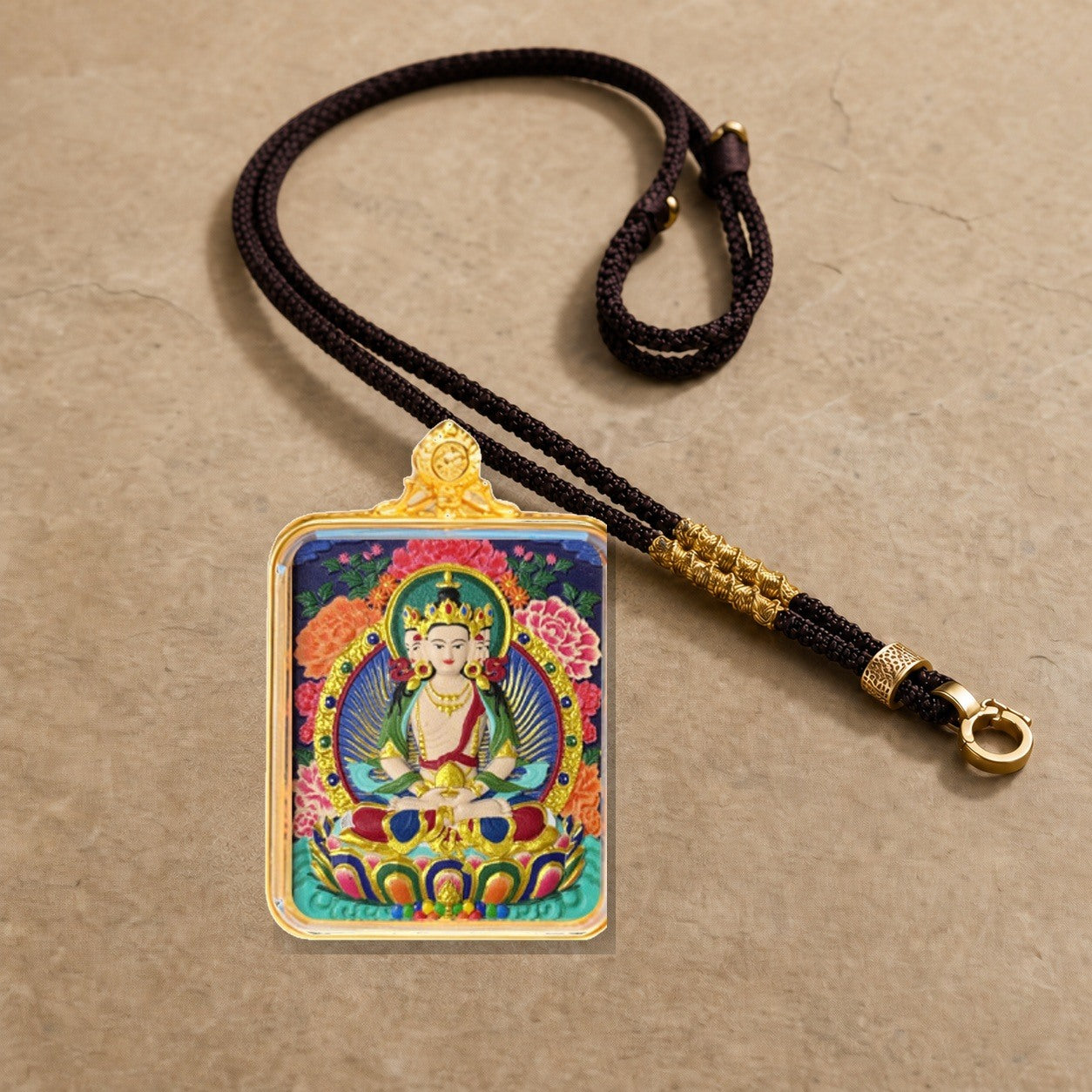 Eastern Luck Thangka pendant EL-PN-057 image 5 of 7