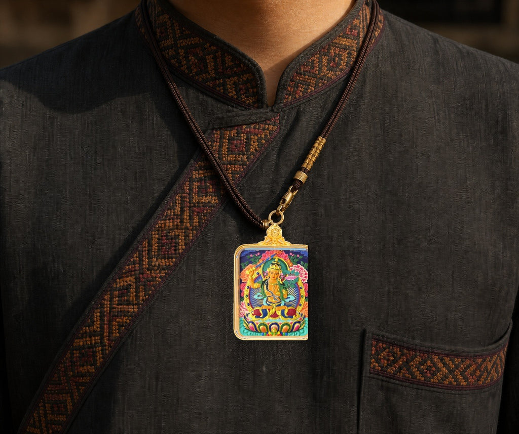 Eastern Luck Thangka pendant EL-PN-058 image 6 of 7