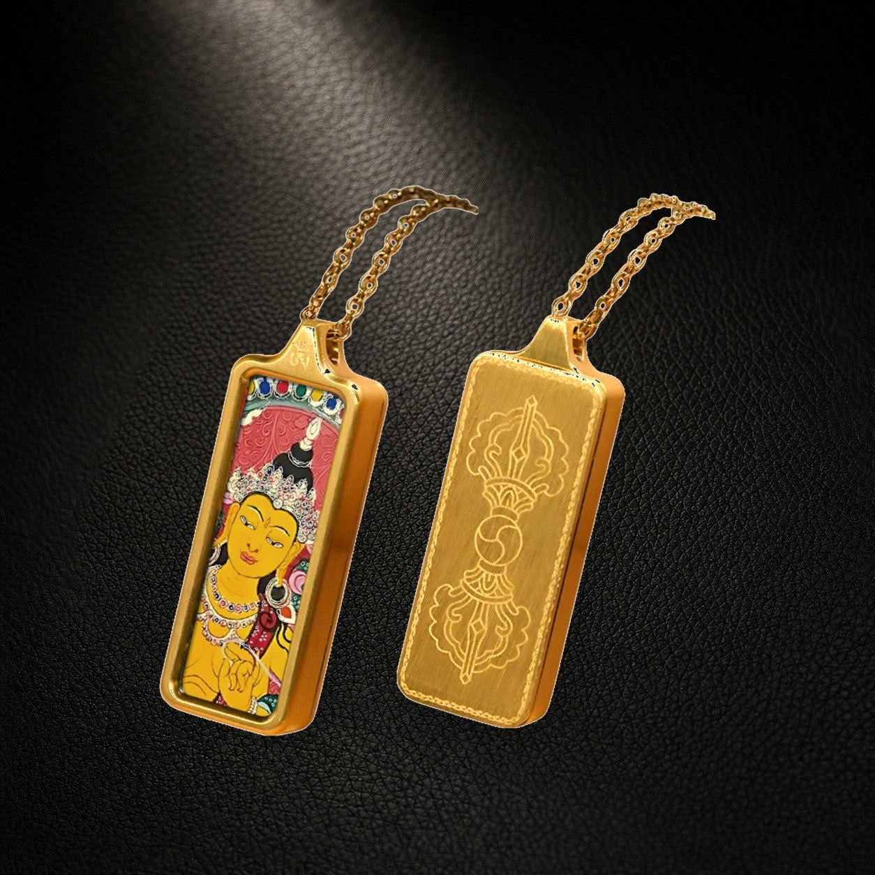 Eastern Luck Thangka pendant EL-PN-061 image 2 of 7