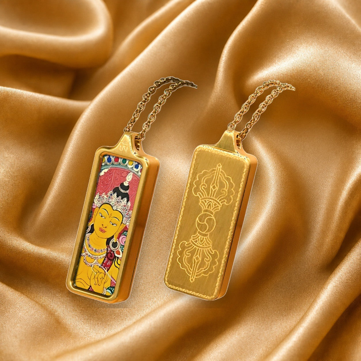 Eastern Luck Thangka pendant EL-PN-061 image 3 of 7