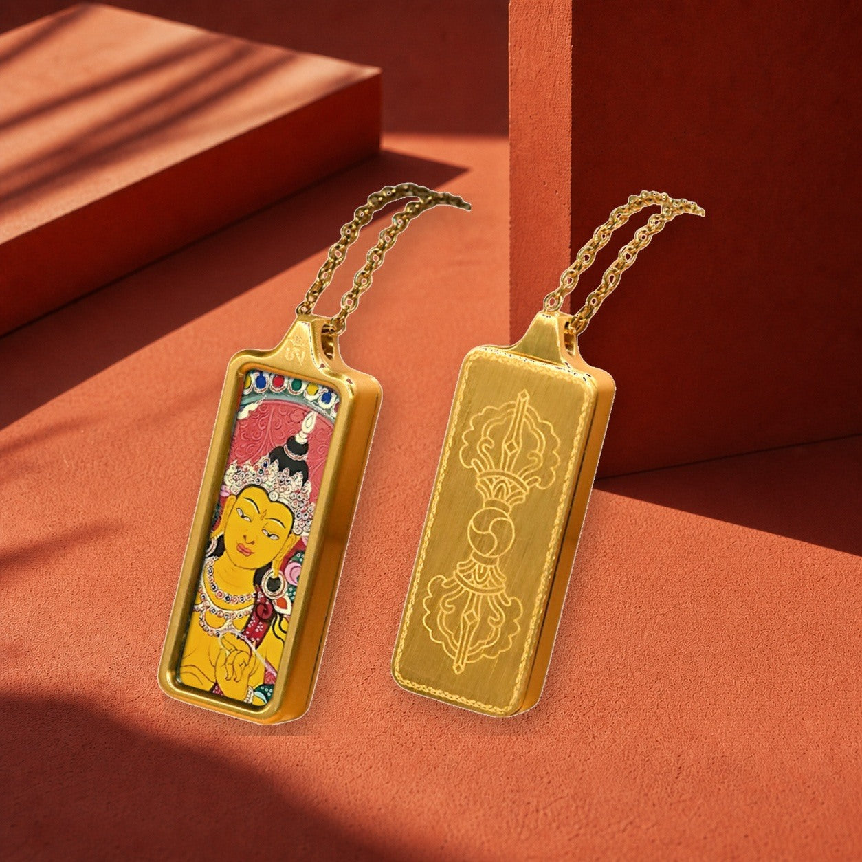Eastern Luck Thangka pendant EL-PN-061 image 4 of 7