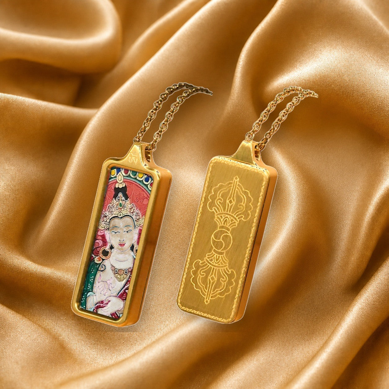 Eastern Luck Thangka pendant EL-PN-063 image 3 of 7