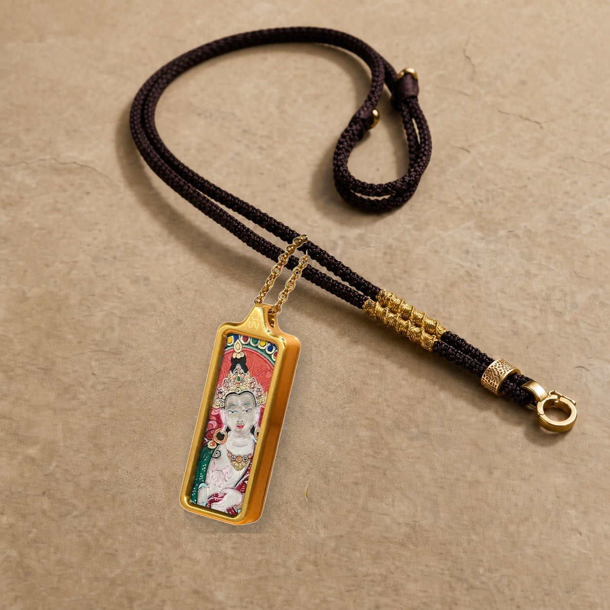 Eastern Luck Thangka pendant EL-PN-063 image 5 of 7