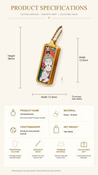 Eastern Luck Thangka pendant EL-PN-063 image 7 of 7